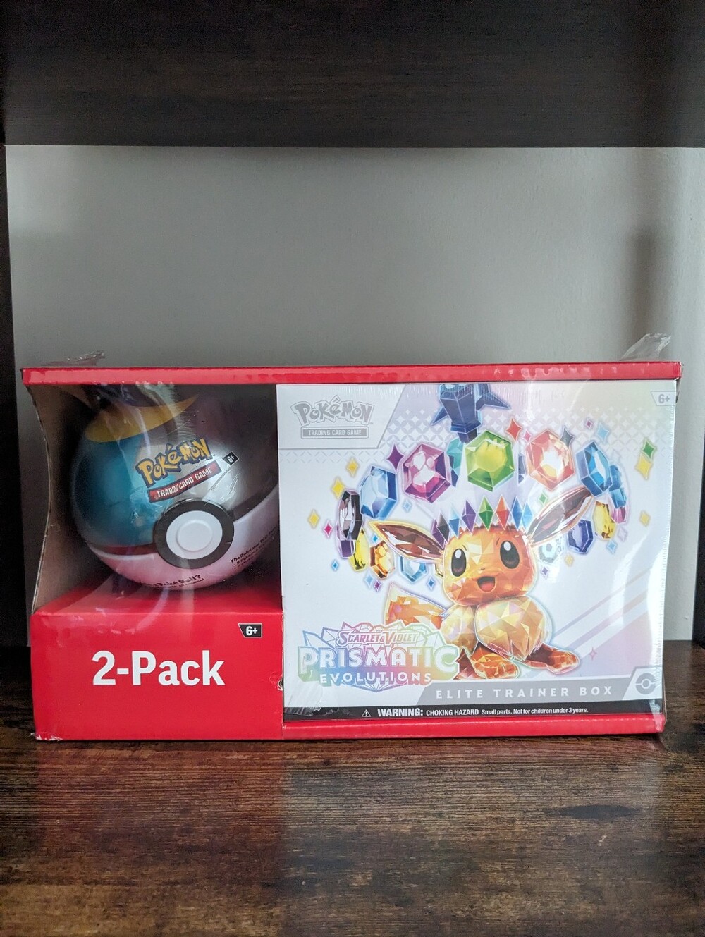 NEW Prismatic Evolutions Elite Trainer Box and Pokeball (Sam's Club) Pokemon ETB
